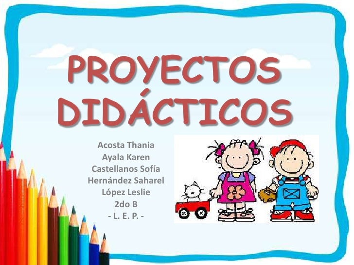 11 Proyectos Didacticos