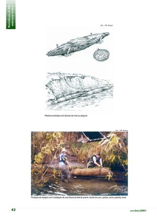 Revitalização de Rios
- orientação técnica -



                                                                                                          Foto: LfW, Munique




                                         Pedras envolvidas com faxinas de vime ou piaçava




                                                                                                                               Foto: LfW, Munique




                         Proteção de margem com instalação de uma faxina de tela de arame, tecido de coco, pedras, terra e plantas vivas




             42                                                                                                                                     outubro/2001
 