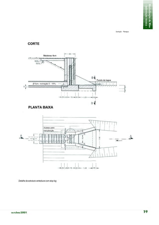 - orientação técnica -
                                                                           Revitalização de Rios
                                                    Ilustração: Planágua




     Detalhe da estrutura vertedoura com stop-log




outubro/2001                                                               59
 