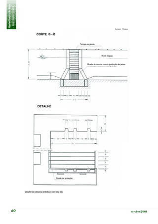 Revitalização de Rios
- orientação técnica -




                                                                        Ilustração: Planágua




                         Detalhe da estrutura vertedoura com stop-log




           60                                                                                  outubro/2001
 