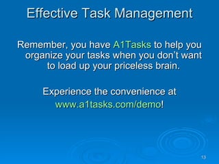 Task Management: 11 Tips for Effective Management | PPT