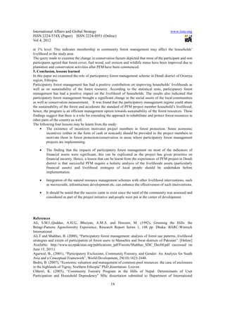 11.the socio economic effects of community forest management] | PDF