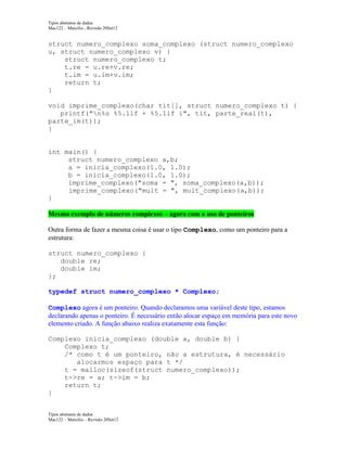 11 tipos abstratos de dados | PDF