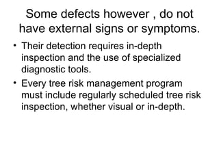 11 Tree Risk Inspection And Use Of Specialized Diagnostic2 | PPT