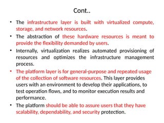 Layered Cloud Architecture - Cloud Security Notes | PPTX