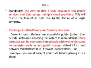 Layered Cloud Architecture - Cloud Security Notes | PPTX