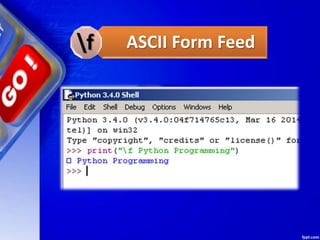 ASCII Form Feedf
 