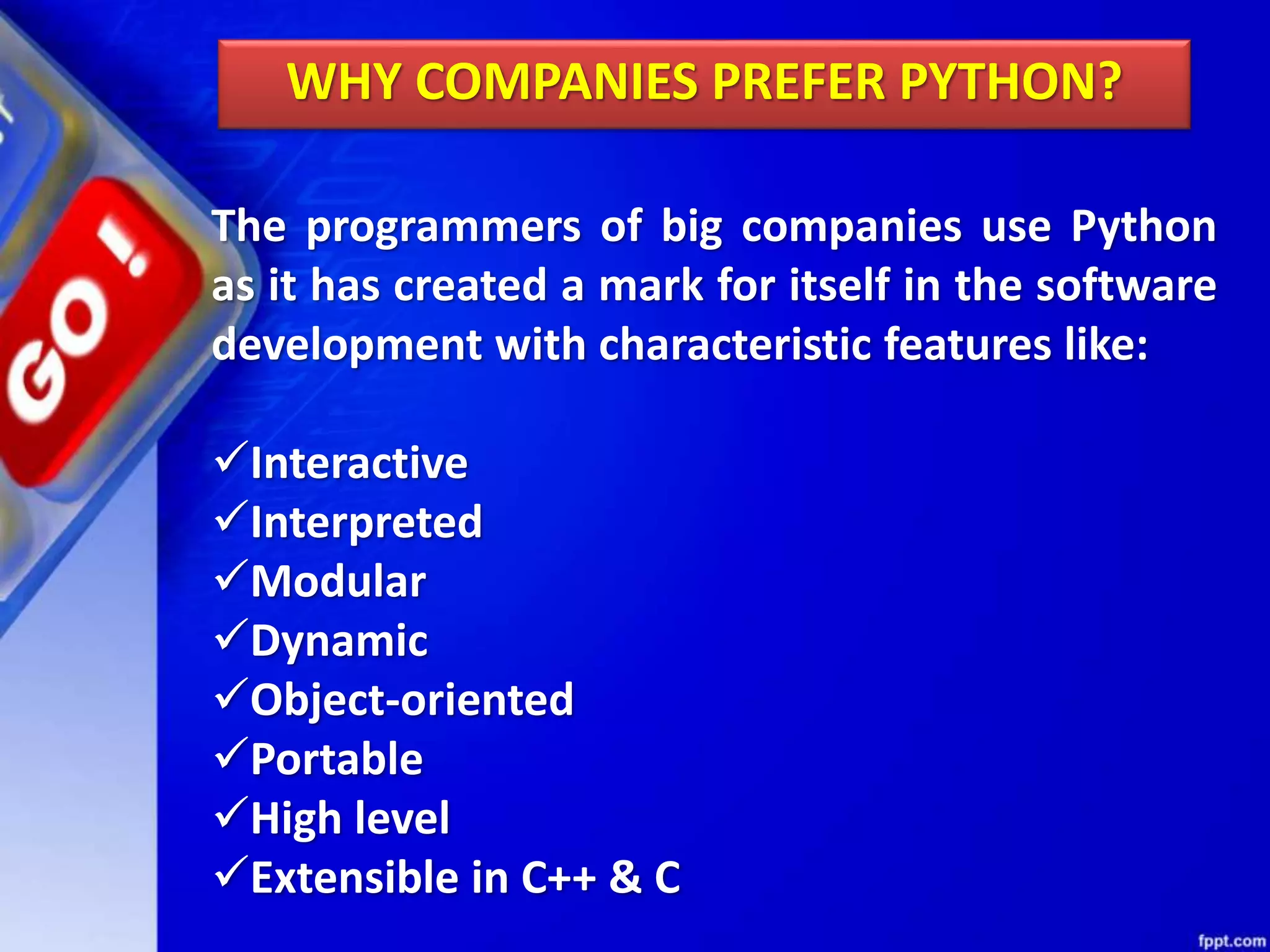11 Unit1 Chapter 1 Getting Started With Python | PPTX | Programming ...