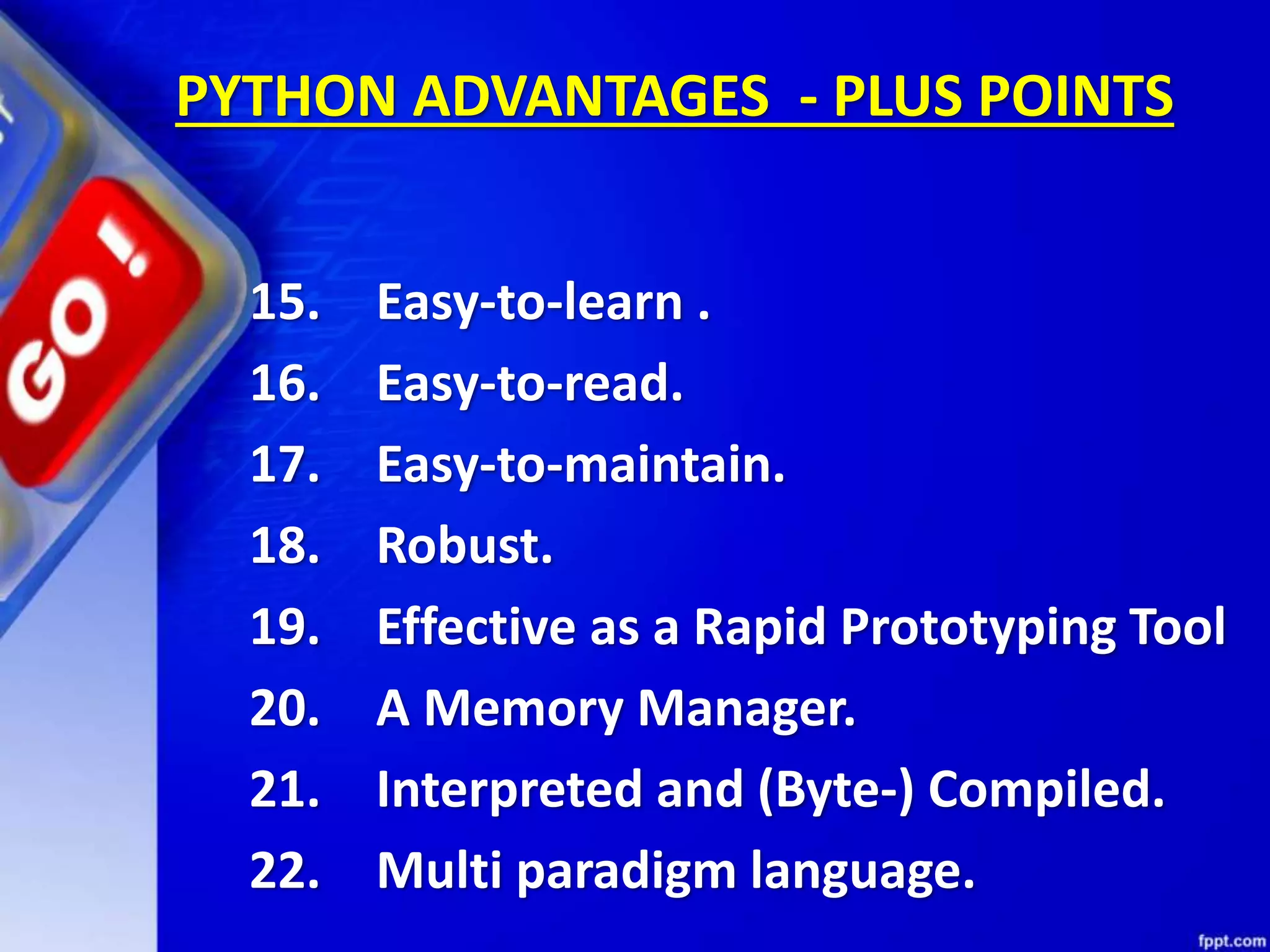 11 Unit1 Chapter 1 Getting Started With Python | PPTX | Programming ...