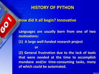 11 Unit1 Chapter 1 Getting Started With Python | PPT