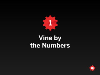 1
Vine by
the Numbers
 