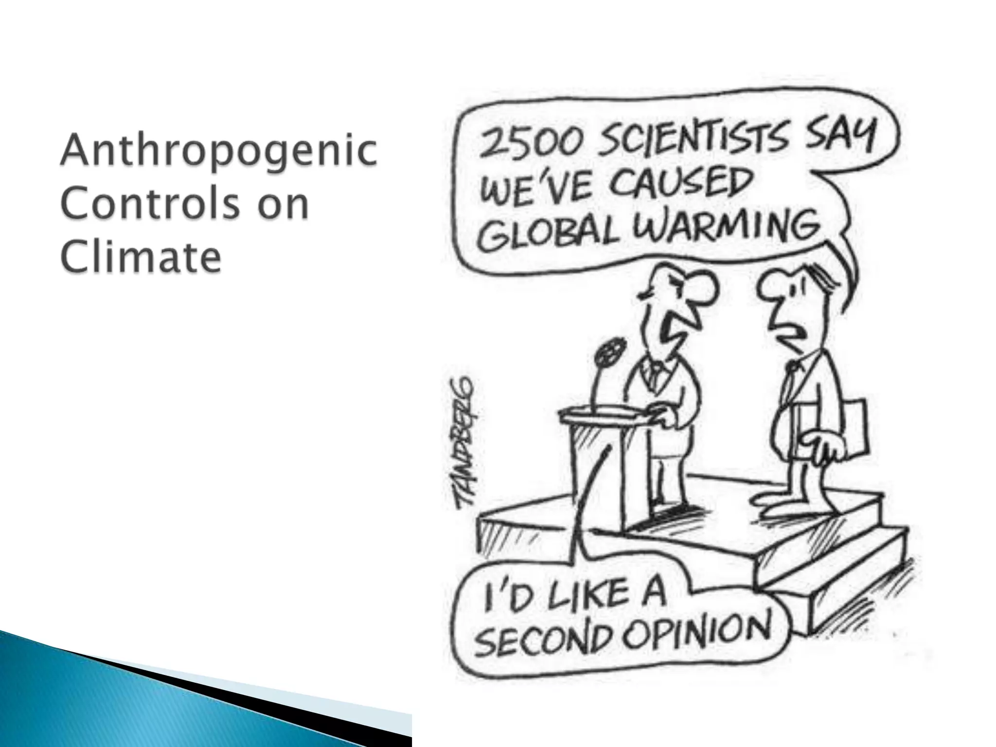 Anthropogenic Controls on Climate