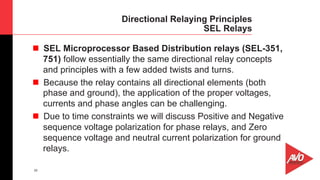 Sel Relay Connection Types 11 webinar-directional-overcurrent-relaying | PDF