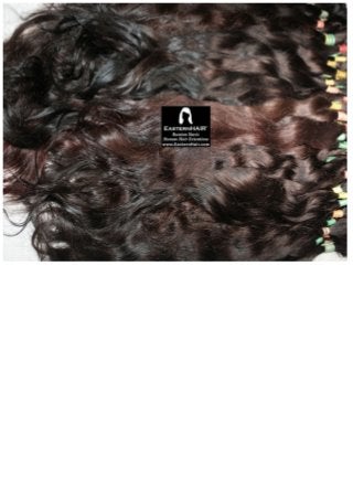 Virgin dark brown colors, Long, Wavy from Eastern hair collection