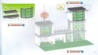 Инструкция по сборке конструктора Brick арт. 110 "Полицейский участок" серия "Полиция" ("Police Series")