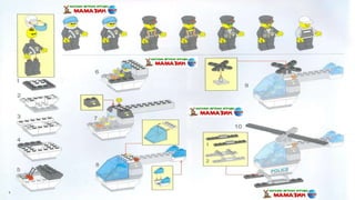 Инструкция по сборке конструктора Brick арт. 110 "Полицейский участок" серия "Полиция" ("Police Series")