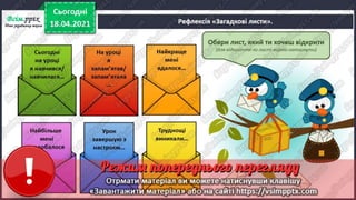 3 клас. НУШ.  Українська мова. Пономарьова. Урок 110