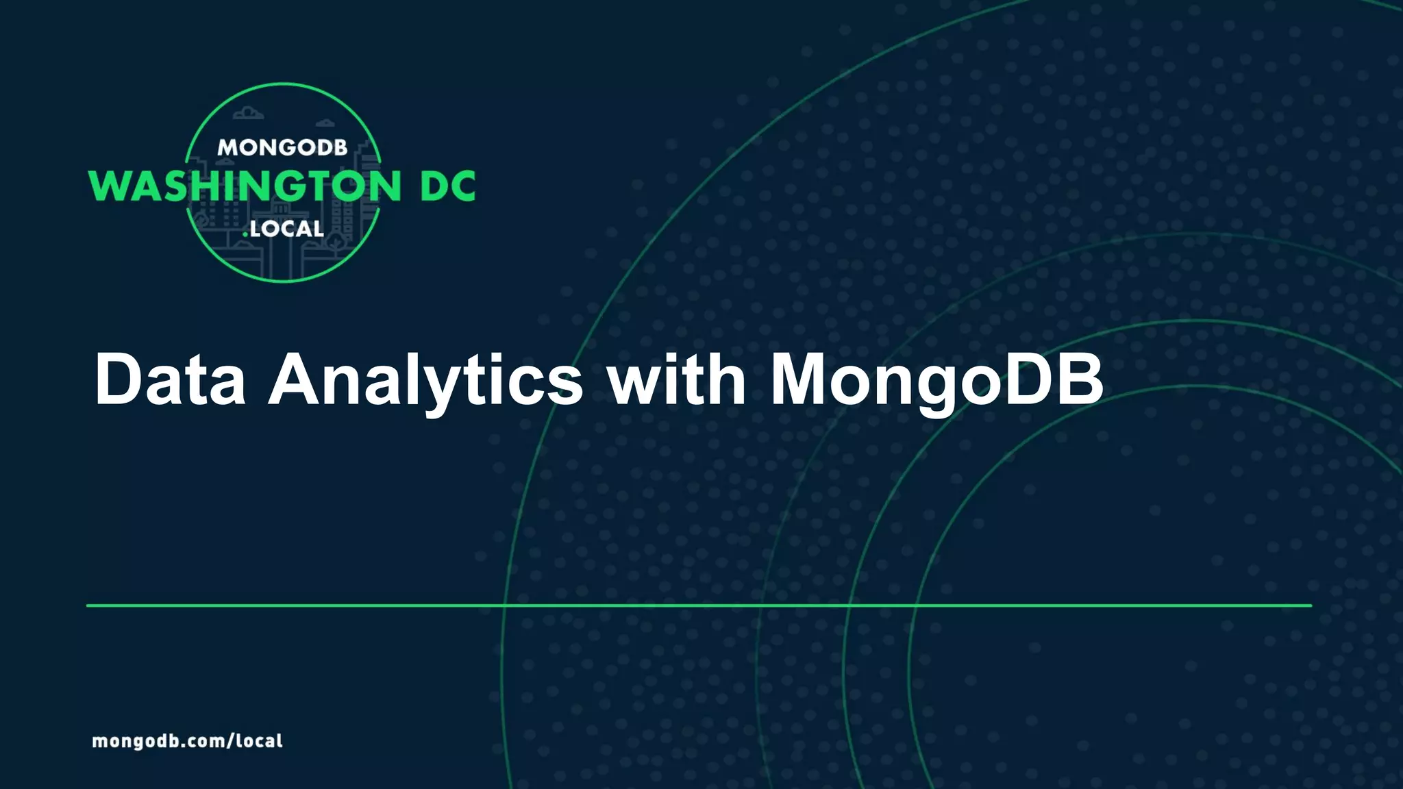 Data Analytics with MongoDB 