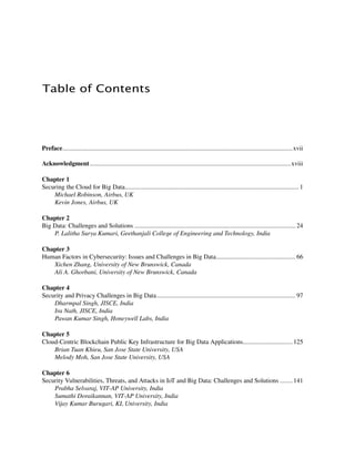 Security Privacy And Forensics Issues In Big Data Brij B Gupta | PDF