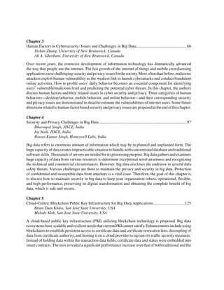Security Privacy And Forensics Issues In Big Data Brij B Gupta | PDF