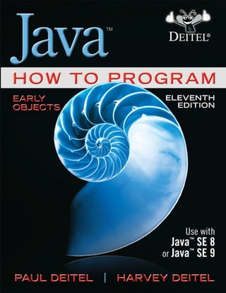 Java How To Program Early Objects Eleventh Edition Deitel Harvey M ...