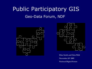 Public Participatory GIS Geo-Data Forum, NDF   