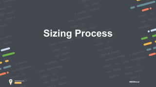 #MDBlocal
Sizing Process
 