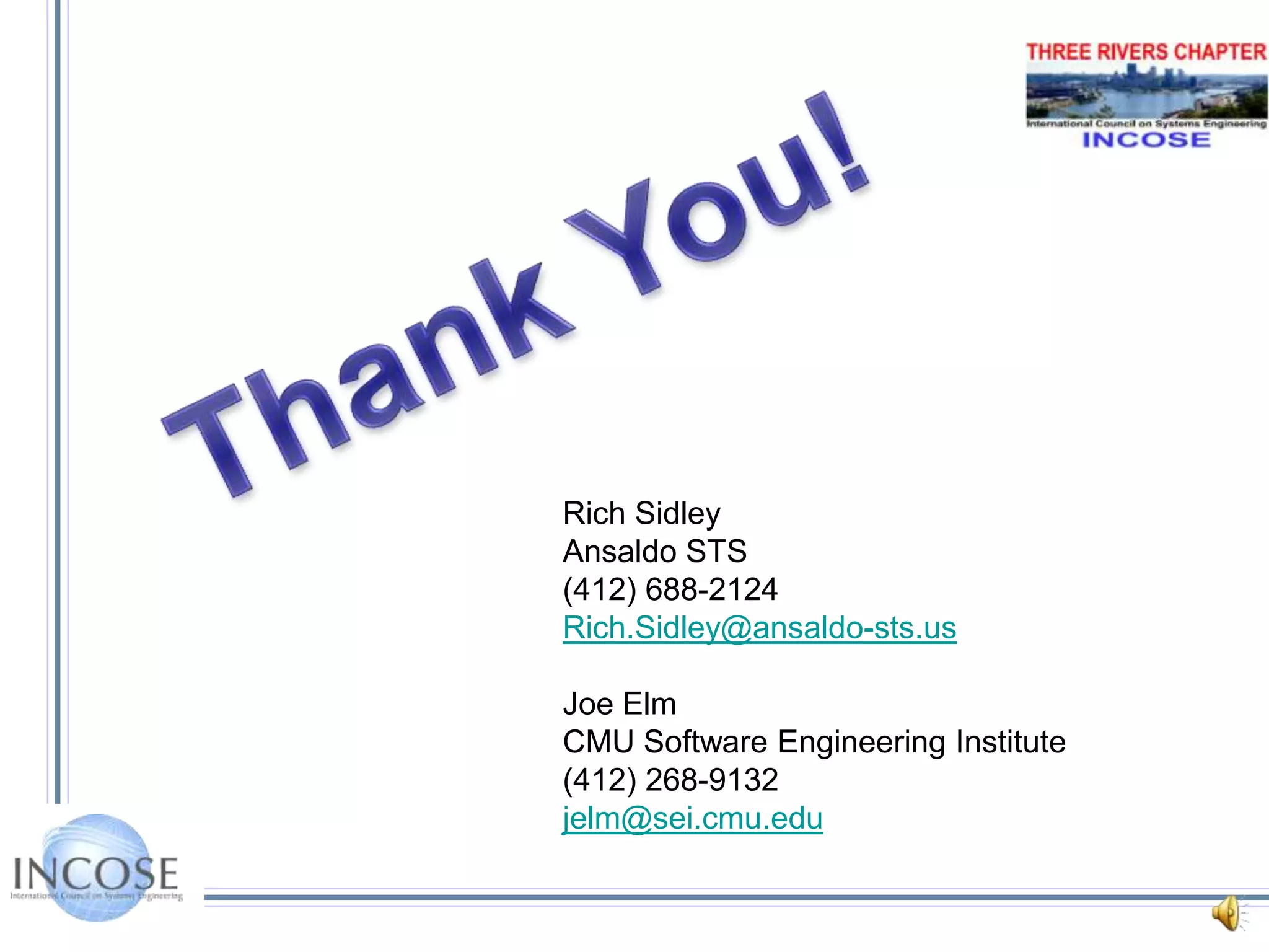 INCOSE Chapters Around the WorldChaptersStartups