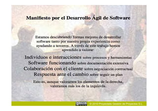 © 2010 Proyectalis Gestión de Proyectos S.L.
 