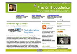 © 2010 Proyectalis Gestión de Proyectos S.L.
 