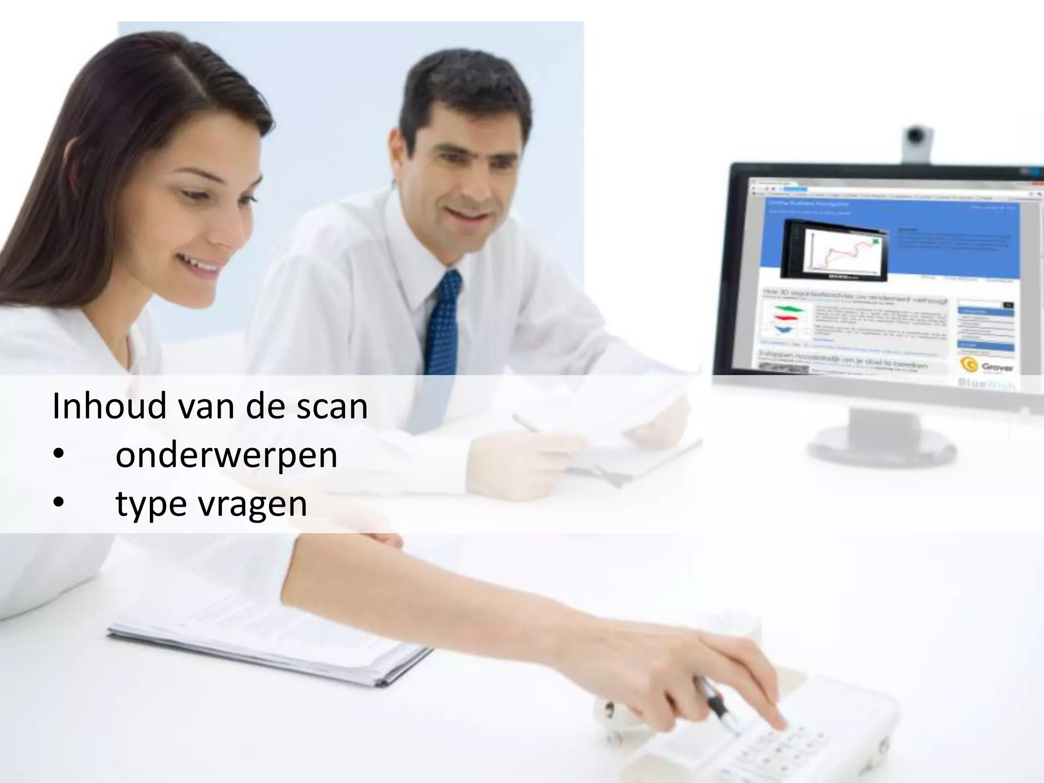 BIZZnav     Inhoud van de scan	onderwerpen