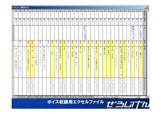 ボイス収録用エクセルファイル
 