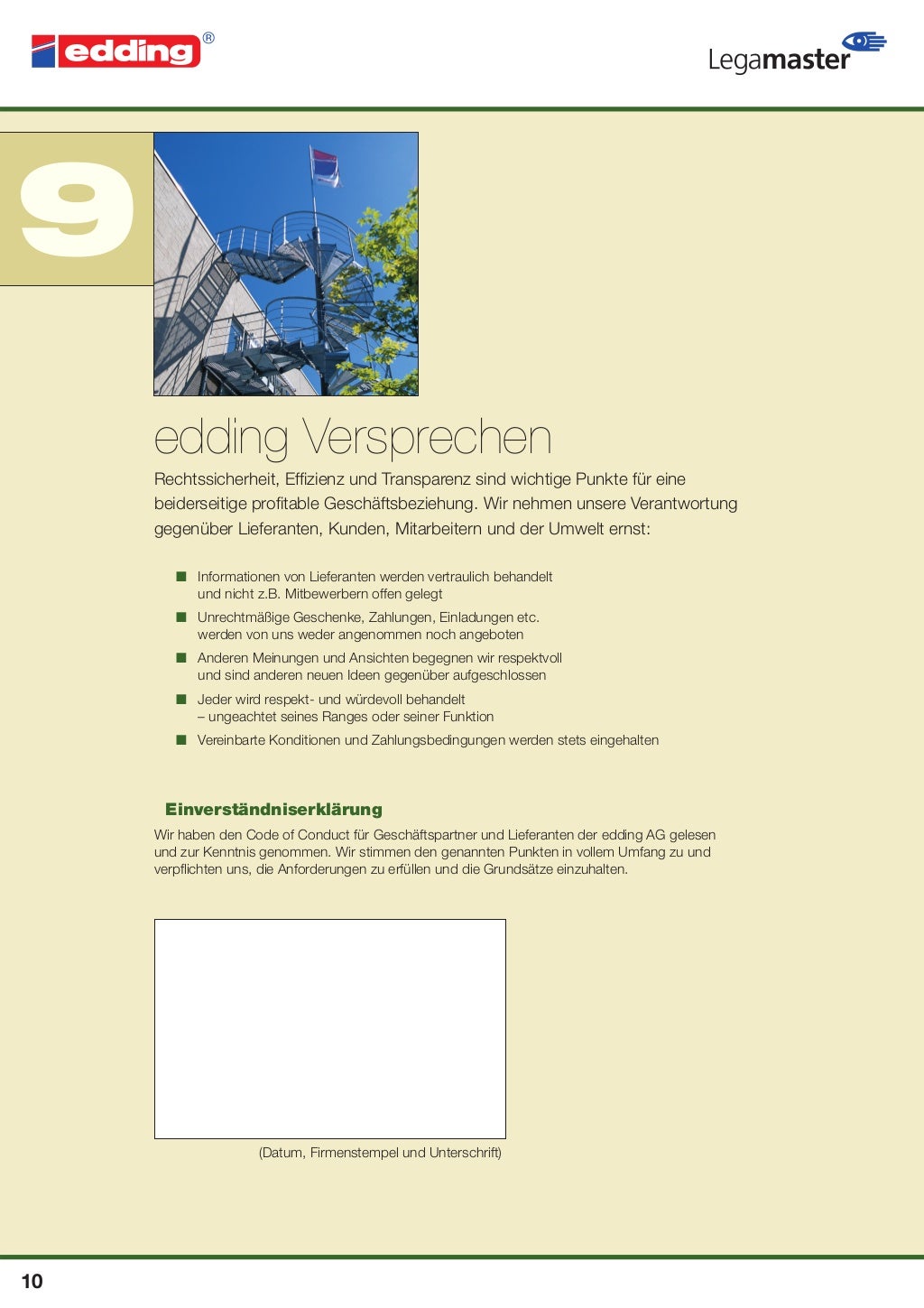 edding code of conduct DEUTSCH