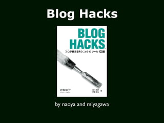Blog Hacks




 by naoya and miyagawa
 