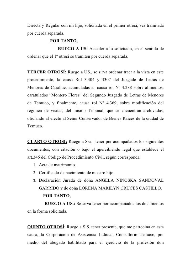 Formato De Demanda De Visitas A Menor De Edad P2 | formato demanda de convivencia y visitas a menor de edad Formato De Demanda De Visitas A Menor De Edad P2 | formato demanda de convivencia y visitas a menor de edad