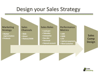 Design your Sales Strategy  <ul><li>Sales Comp Design </li></ul>