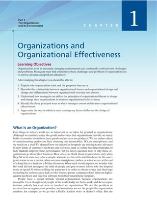 Organizational Theory Design And Change Seventh Edition Jones | PDF