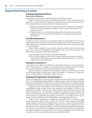Organizational Theory Design And Change Seventh Edition Jones | PDF