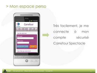 4> Mon espace persoTrès facilement, je me connecte à mon compte sécurisé Carrefour Spectacle