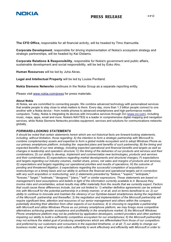microsoft press release