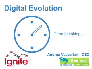 @vascellari Digital Evolution Time is ticking... Andrea Vascellari - CEO  