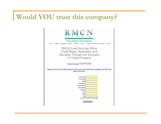 Would YOU trust this company?
 