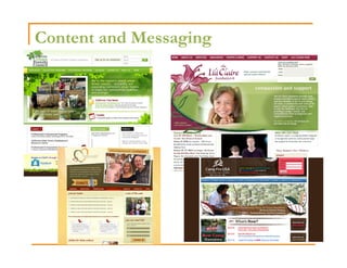 Content and Messaging
 