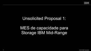 Unsolicited Proposal 1: MES de capacidade para Storage IBM Mid-Range 