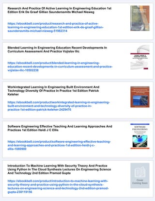 Learning Engineering Practice James Trevelyan | PDF