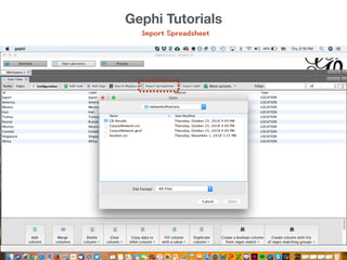 1102 Gephi tutorial | PDF