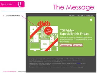 During the purchase process.The Database3The power of segmenting your listBetter target your email campaigns and understand your relationship better with more information about your customers/subscribers.