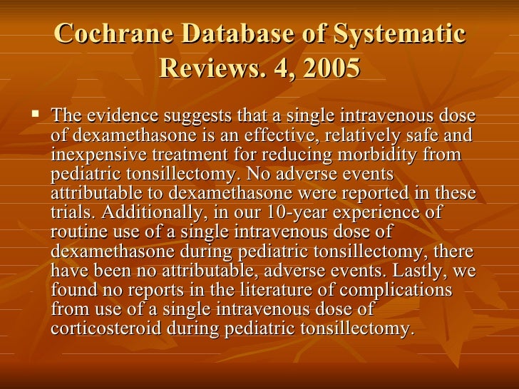 Decadron Dosage Pediatric