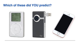 Which of these did YOU predict?
 