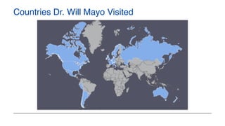 Countries Dr. Will Mayo Visited
 